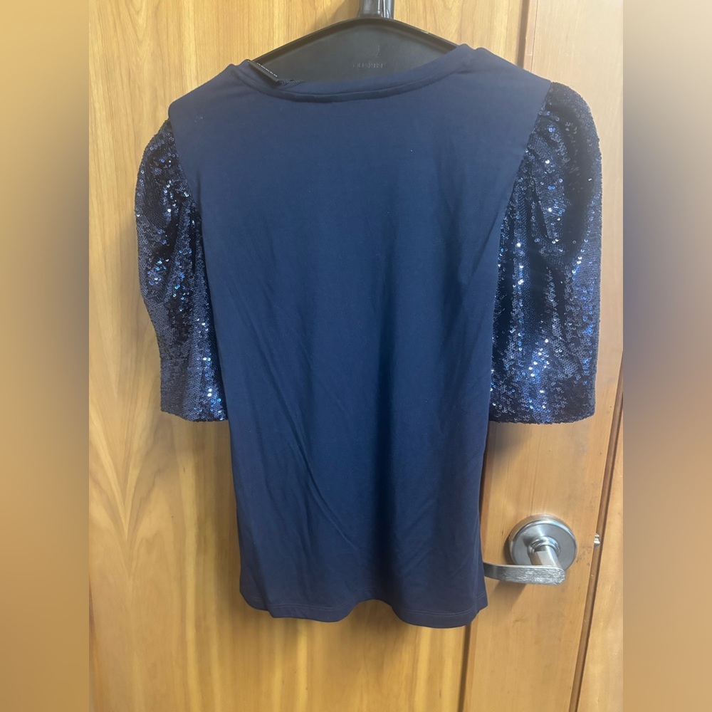 Elie Tahari Sequin Shirt - Picture 3 of 4